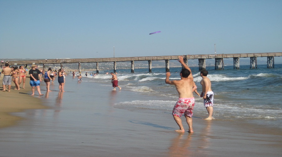 Beach Frisbee
